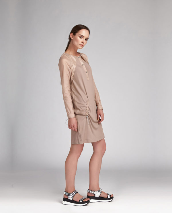 Stretch Silk Mini Dress